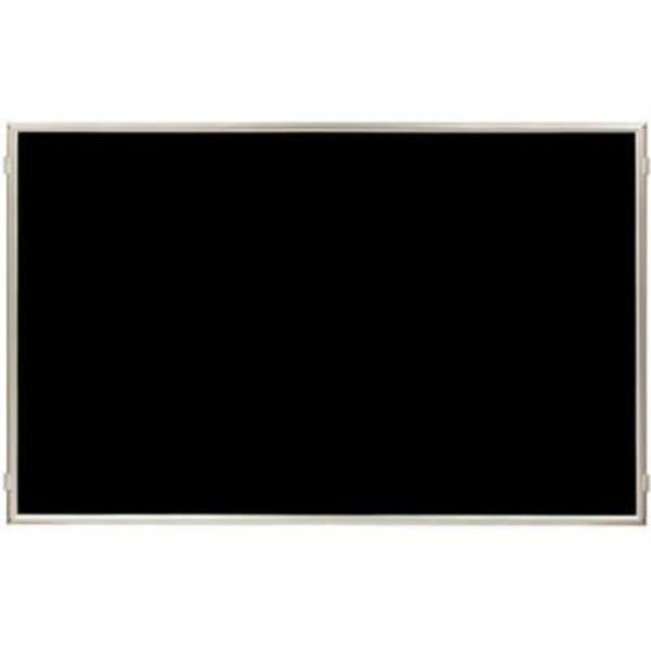 Lavi Industries , Hinged Frame Sign Panel/Barrier, , 72" x 48", Matte Black 50-HFP1008/SA/BK